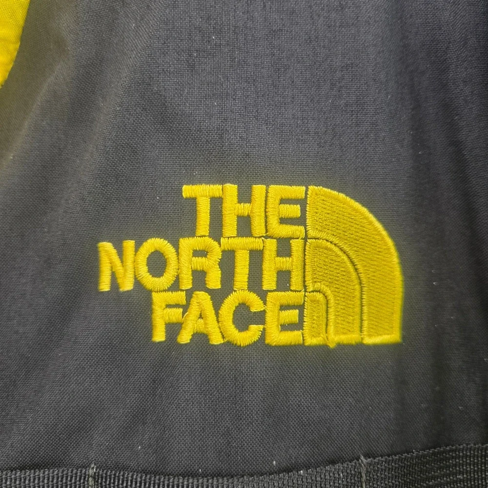 The North Face Ski Jacket Extreme Gear XL Yellow Black Vintage Hooded Coat Mens